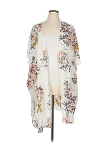 Plush Women Ivory Kimono 1X Plus