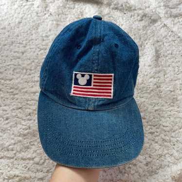 disney vintage american flag hat - image 1