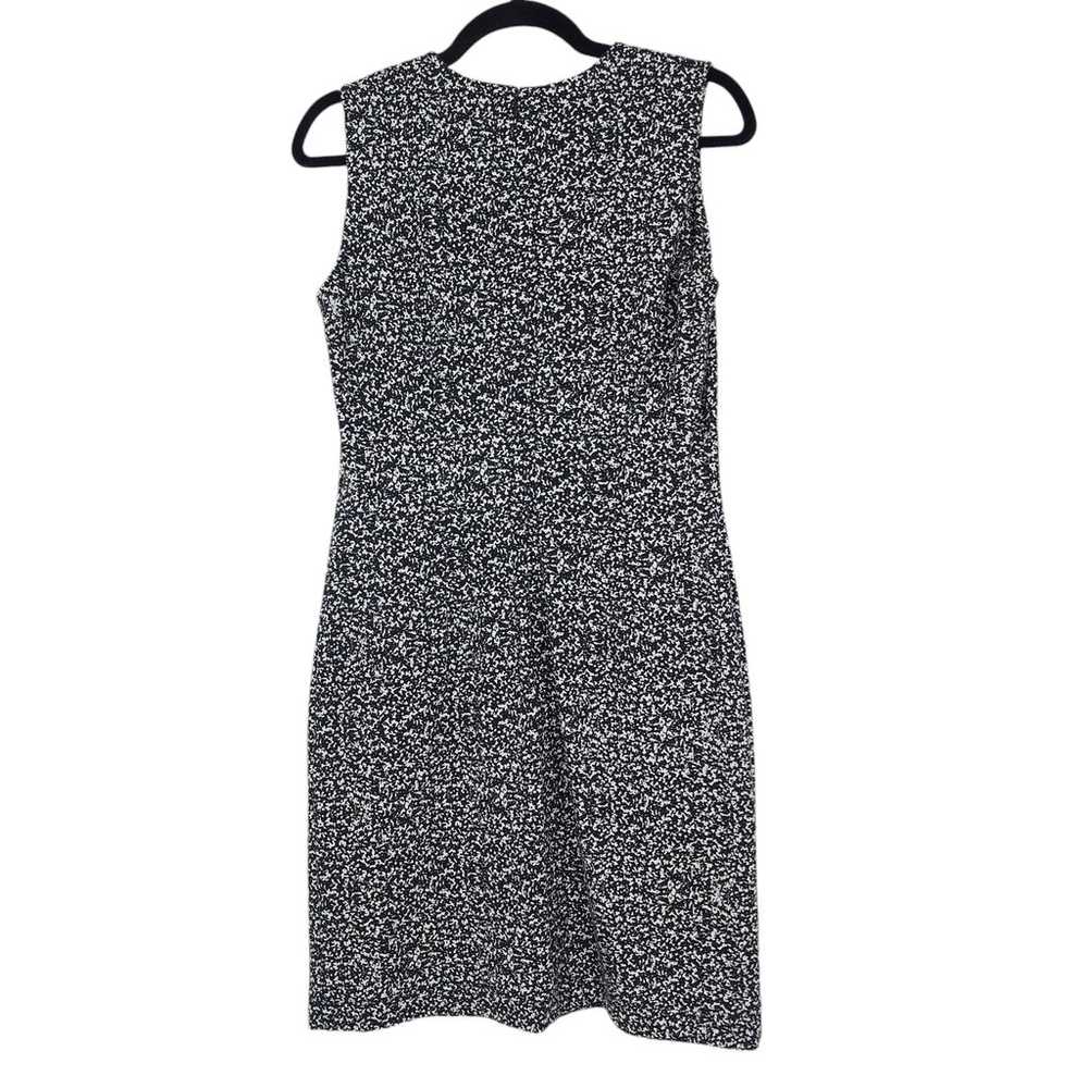 J. McLaughlin Black White Static Print Sleeveless… - image 6