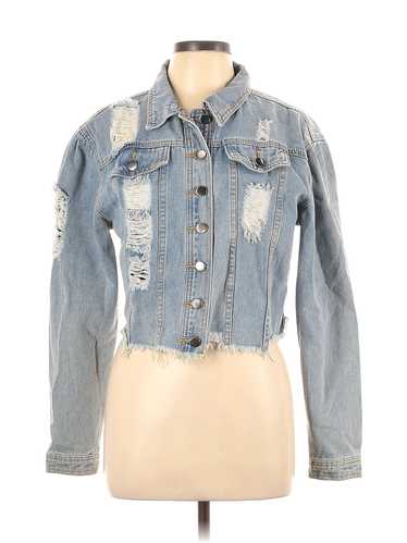 Jeans Women Blue Denim Jacket L