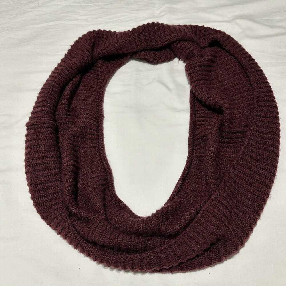 Women's Vintage Levis Maroon Cowl Scarf (Has Some… - image 1