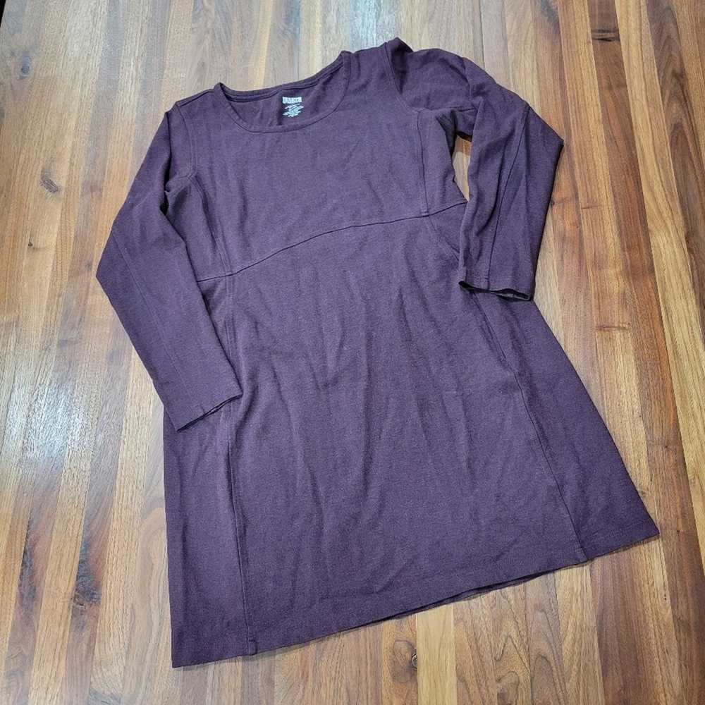 Duluth Trading Co Wearwithall Ponte Knit Dress Em… - image 3