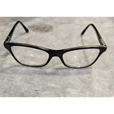 Black VOGUE Eyeglass Frames Only With Metal  Desi… - image 1