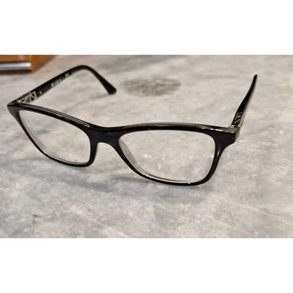 Black VOGUE Eyeglass Frames Only With Metal  Desi… - image 2