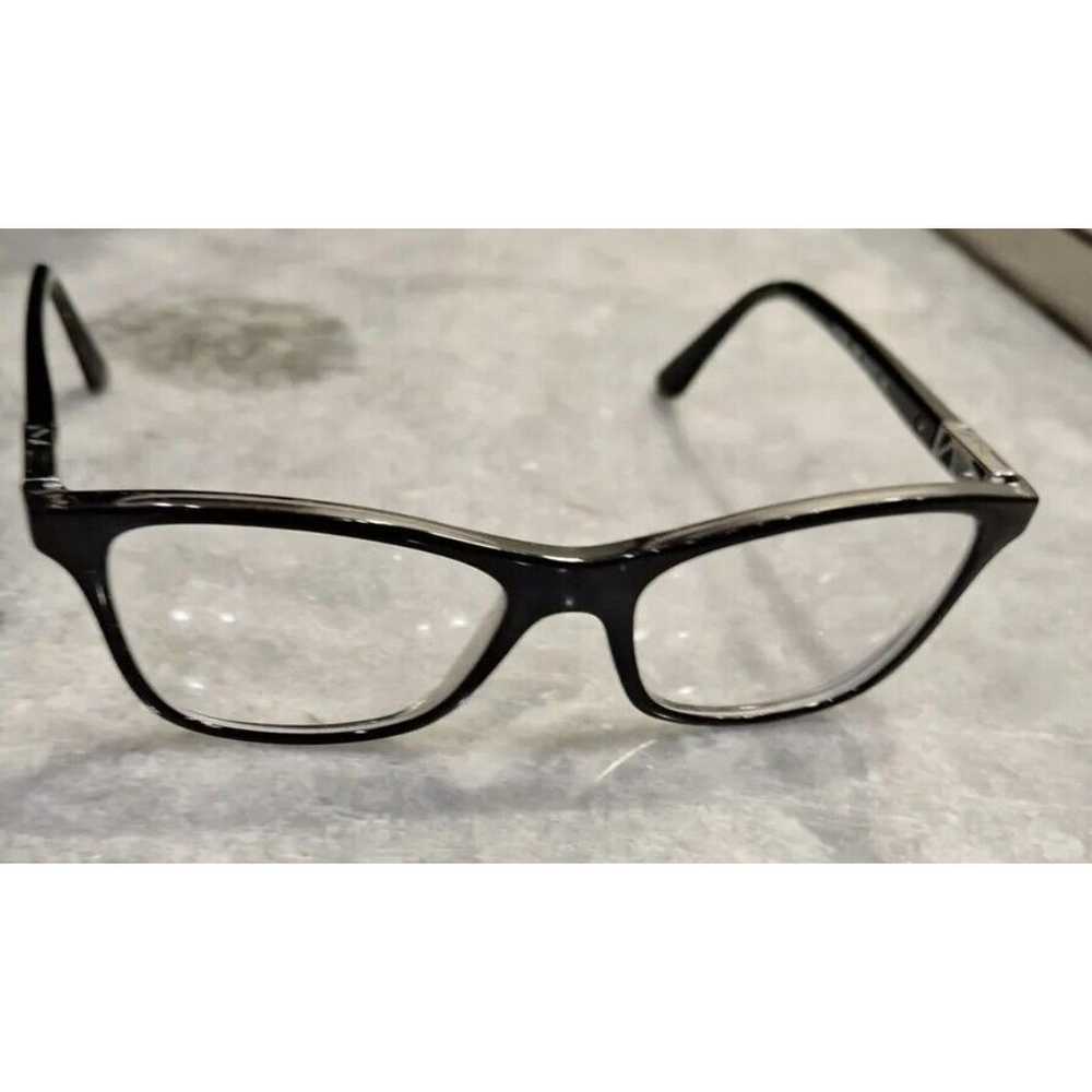 Black VOGUE Eyeglass Frames Only With Metal  Desi… - image 3