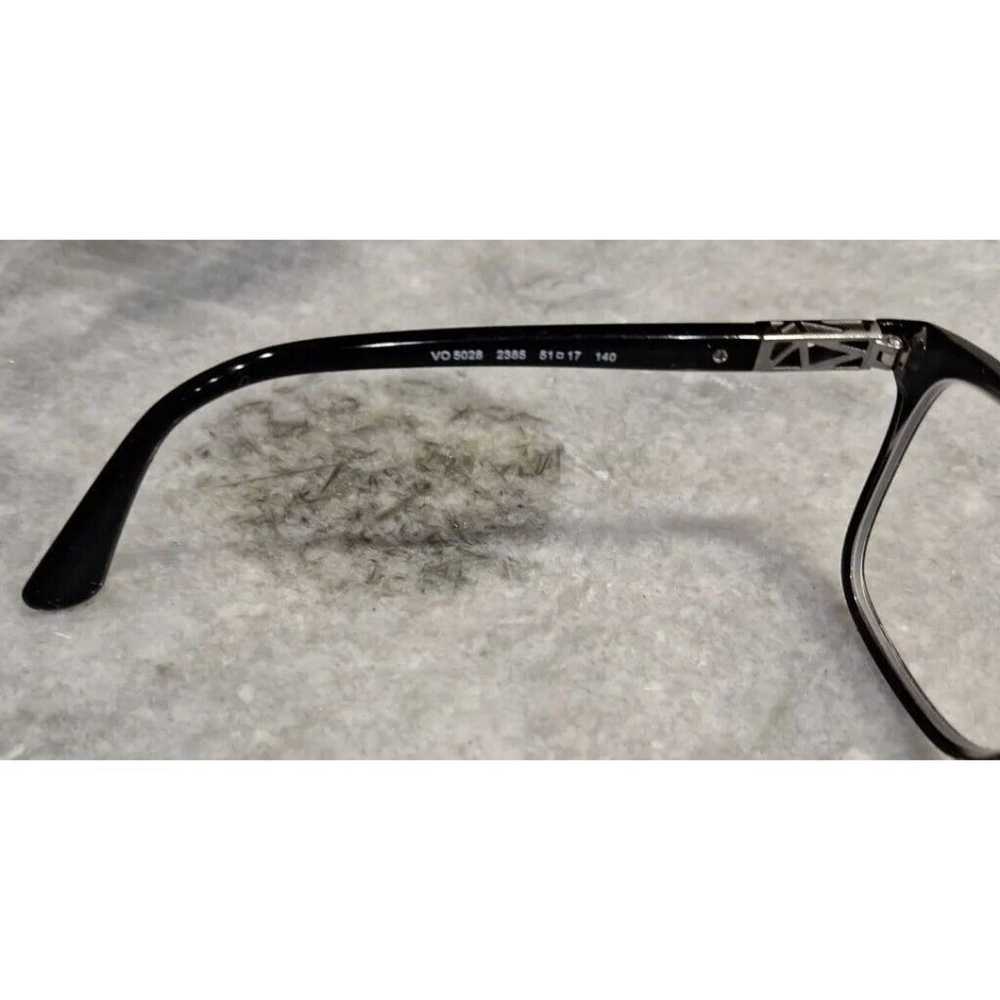 Black VOGUE Eyeglass Frames Only With Metal  Desi… - image 7