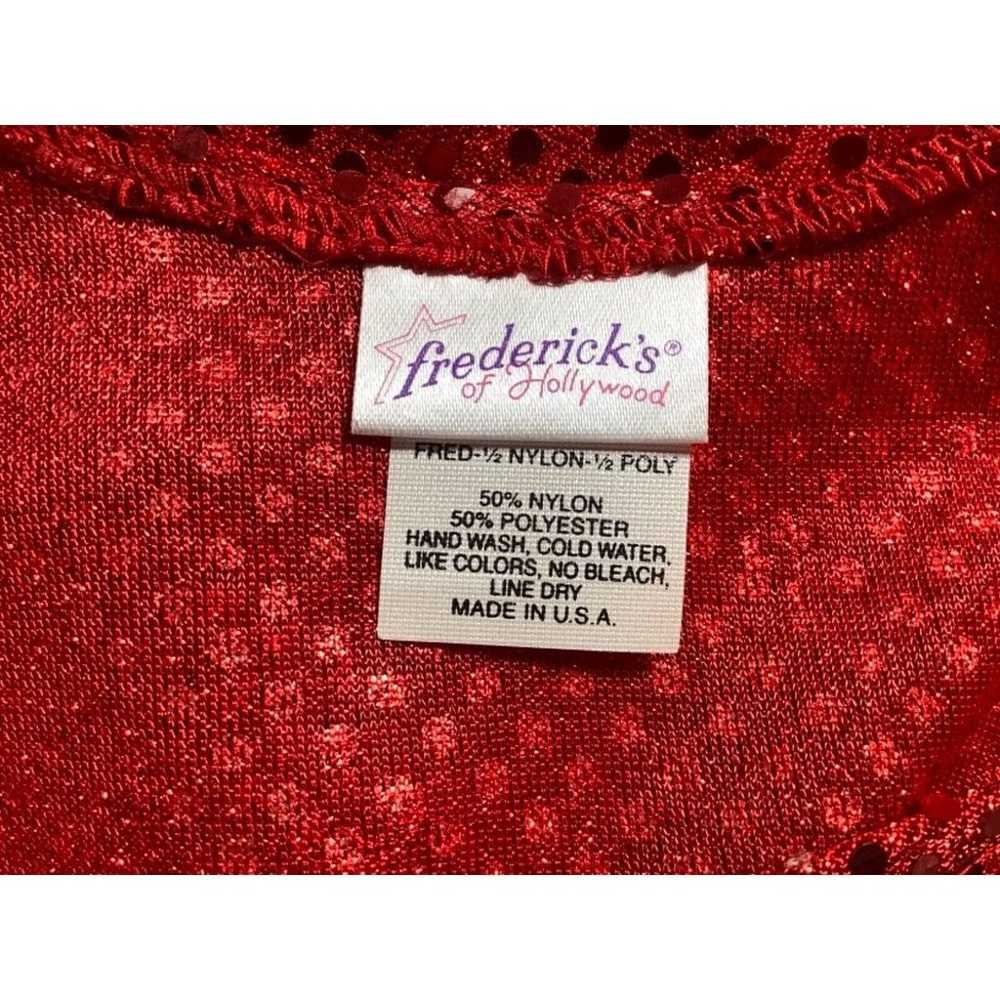 Fredericks Of Hollywood Size S Sexy Women Red Sle… - image 8