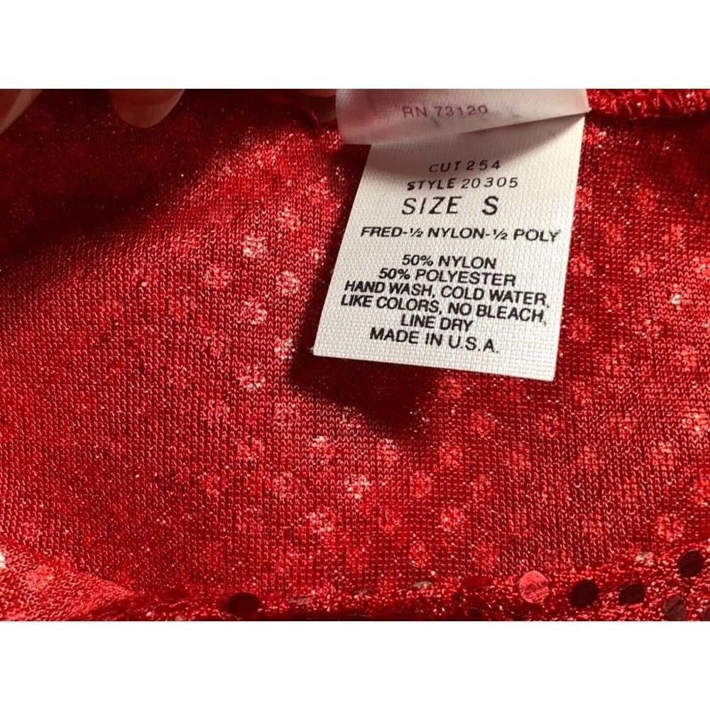 Fredericks Of Hollywood Size S Sexy Women Red Sle… - image 9