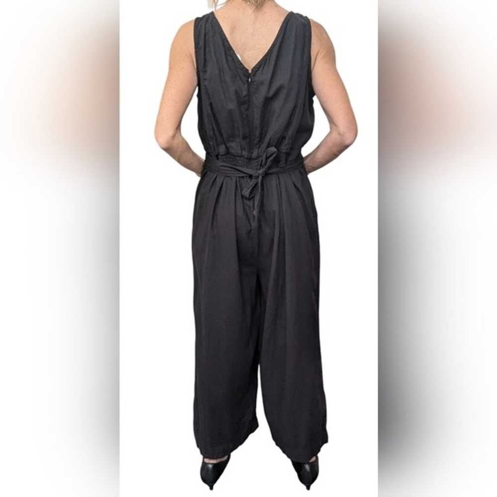 Fat Face Women’s Black Linen Blend Aderyn Cropped… - image 3