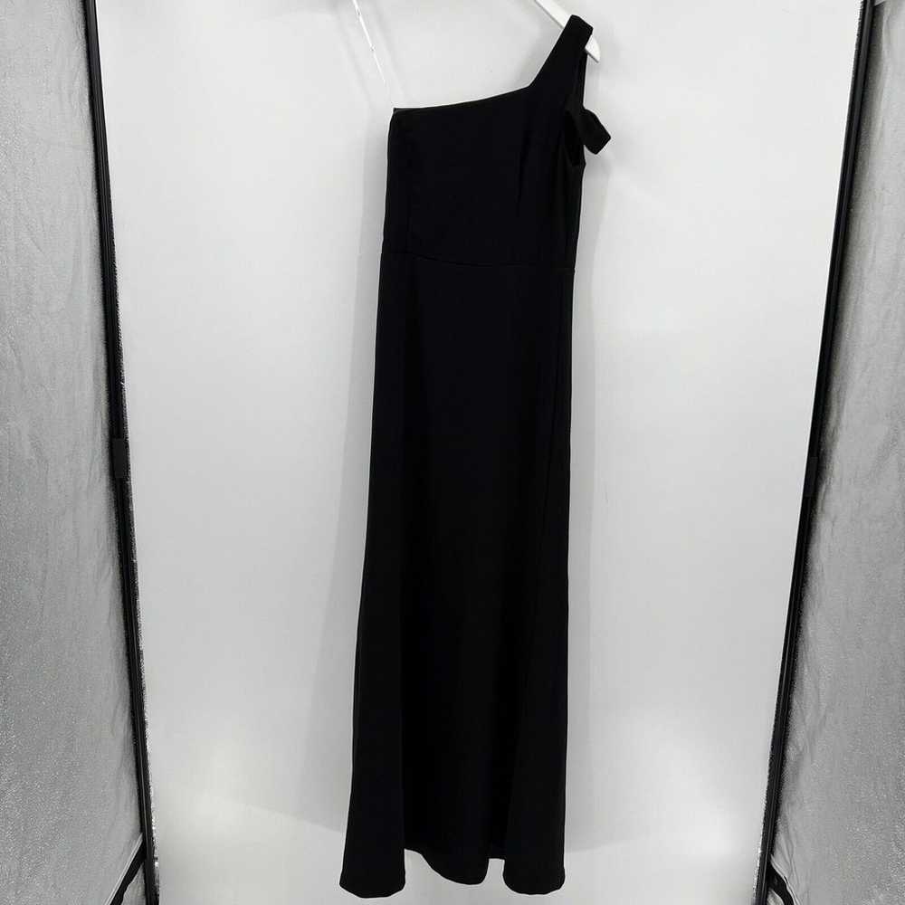 Lulus Make an Entrance Solid Black One-Shoulder M… - image 3