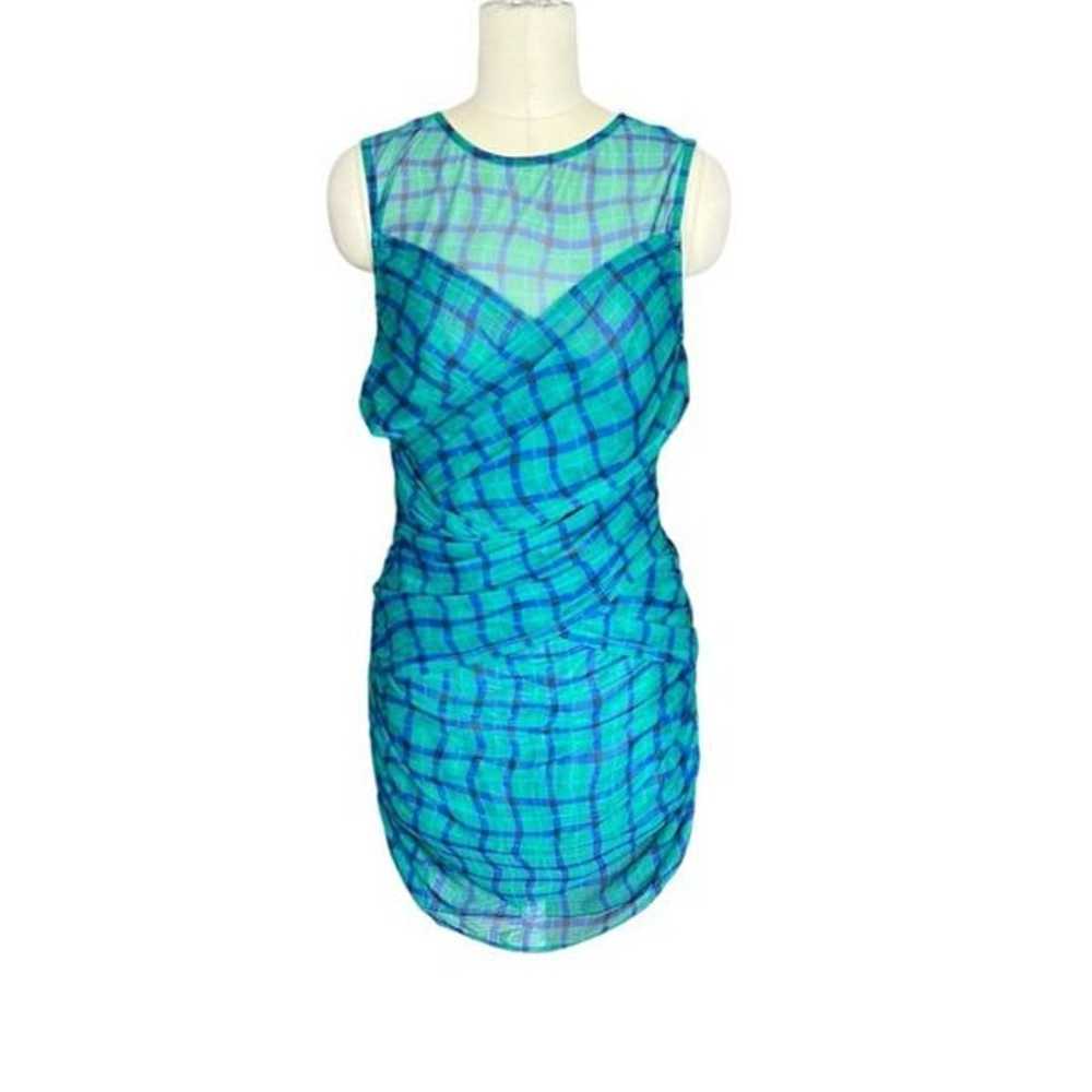 Simon Miller tartan print mini dress - image 6