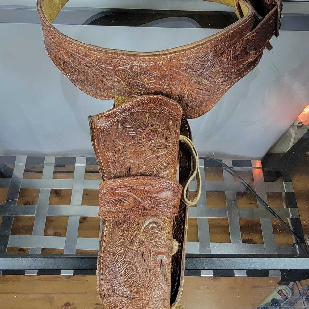 Vintage Holster leather/ Suede - image 5