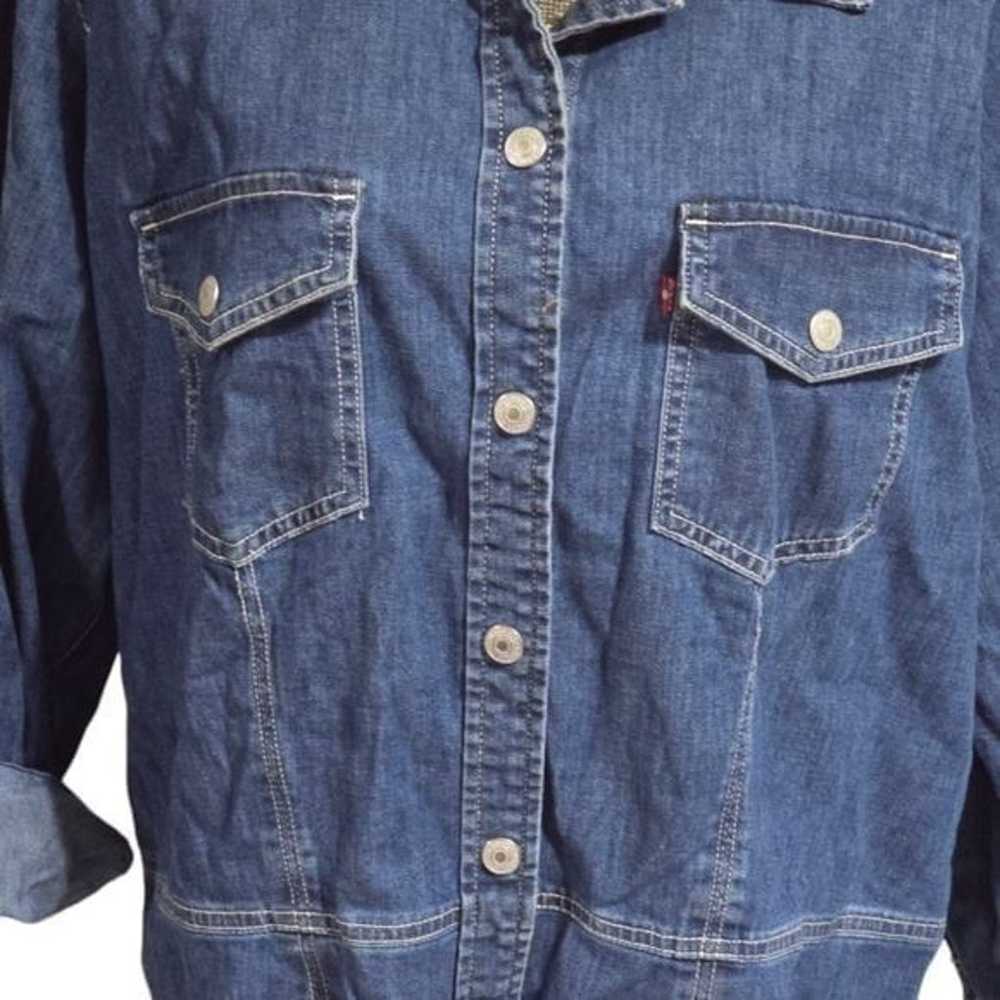 LEVIS Red Tab Long Sleeve Plus Ellie Denim Shirt … - image 7