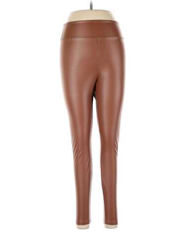 OFFLINE by Aerie Women Brown Faux Leather Pants M