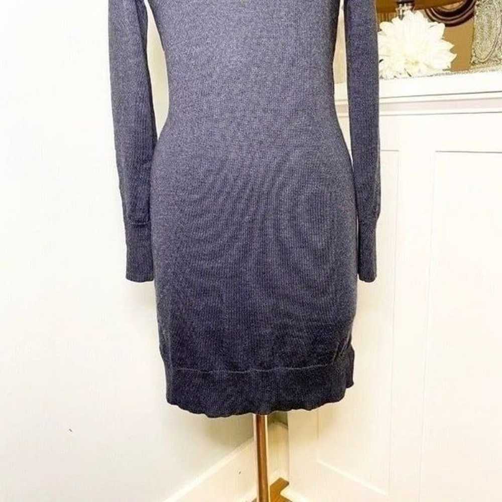 Cynthia Rowley Merino Wool Cowl Neck Sweater Dres… - image 3