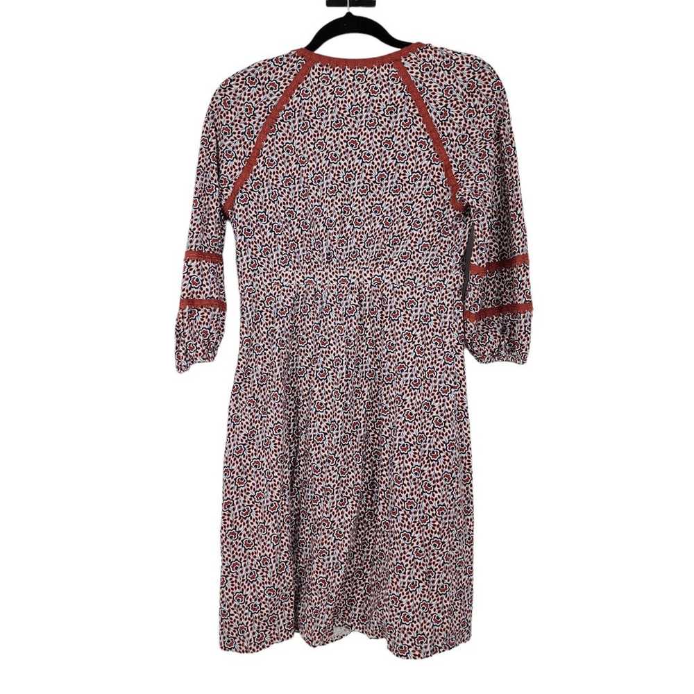 Boden Women's Heidi Jersey Dress Peasant Boho Flo… - image 5