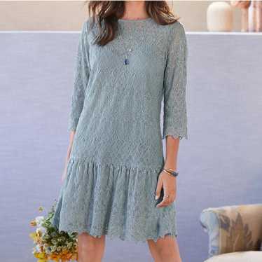 Sundance Windflower Whisper Scalloped Lace Dress