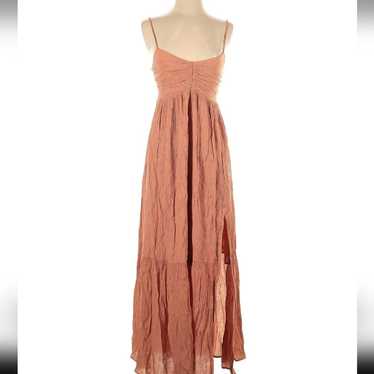 NWOT Abercrombie crepe maxi dress beige size s