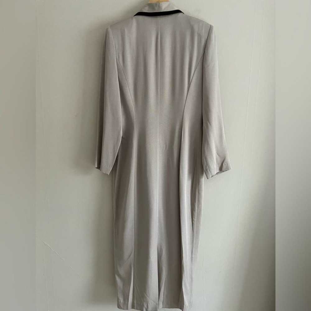 Vintage dead stock 90’s career button midi dress … - image 11