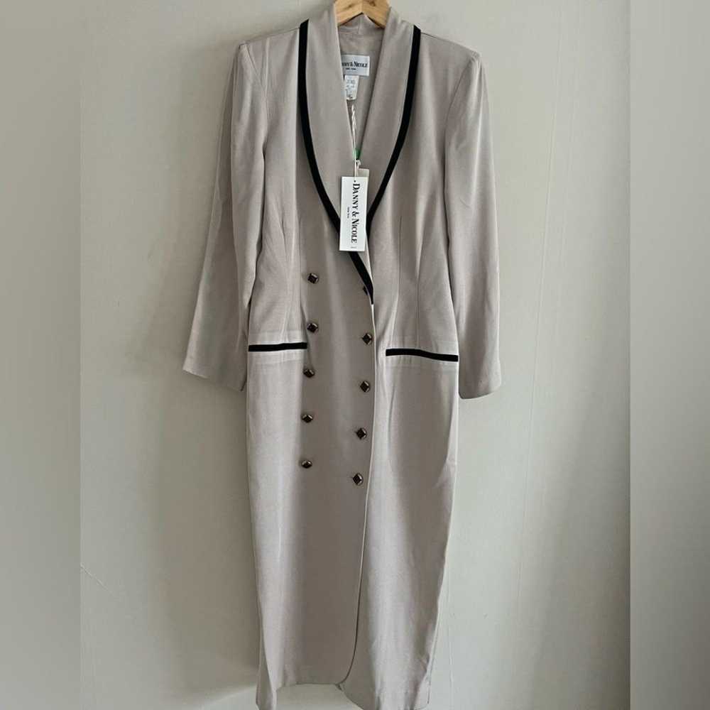 Vintage dead stock 90’s career button midi dress … - image 2