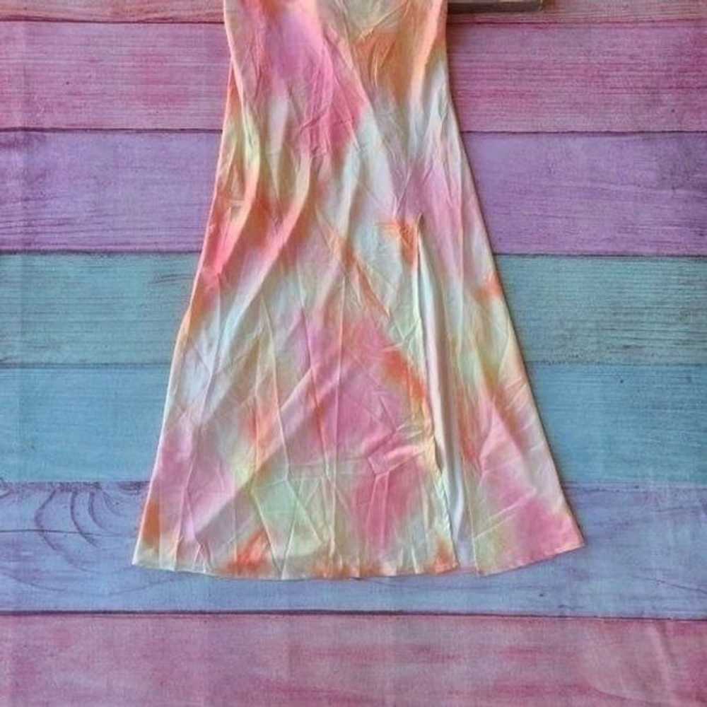 Princess Polly Pink Carsa Tie Dye Satin Tie Strap… - image 9