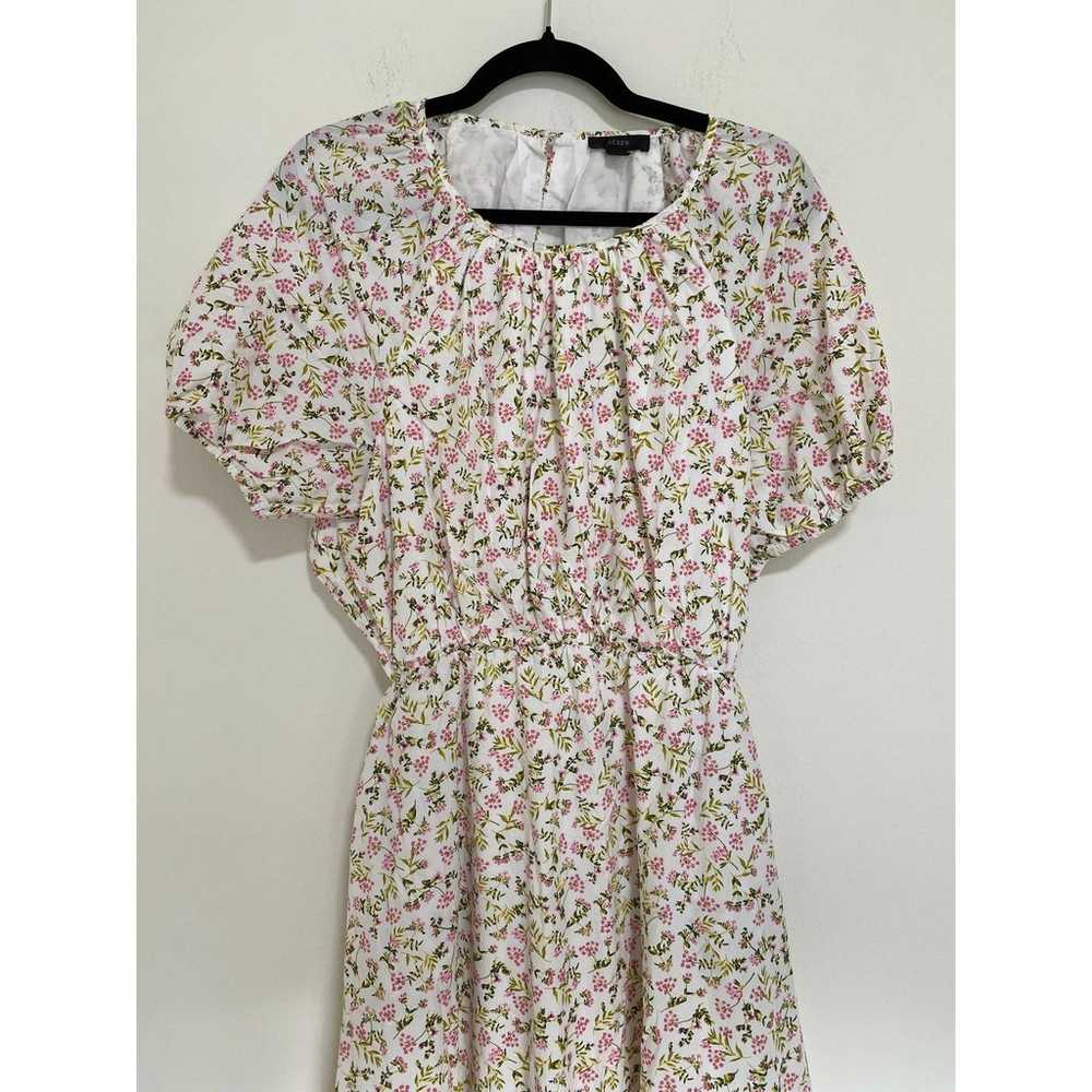 J. Crew Dress Womens 16 Midi Cottage Boho Floral … - image 2