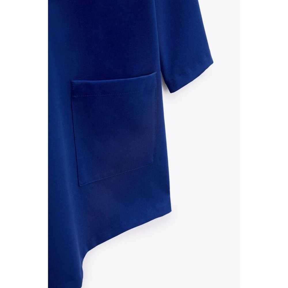 Royal Blue Zara V-Neck Button Shoulders Long Slee… - image 8