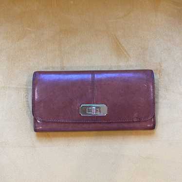 Vintage Coach leather turnlock wallet - image 1