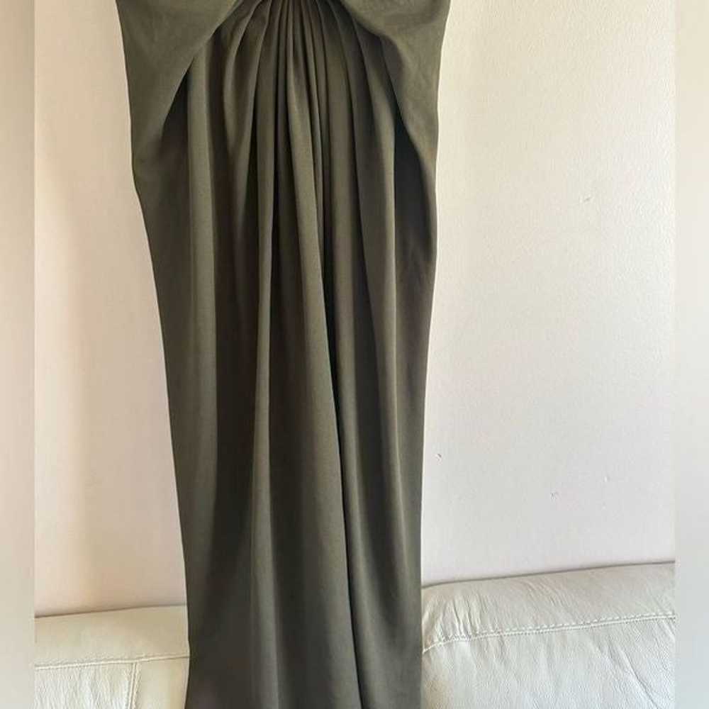 Michael Kors Dark Olive Green V Neck || size 6 - image 6