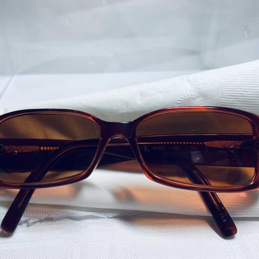 Calvin Klein 4035S Women's Brown Vintage Sunglass… - image 2