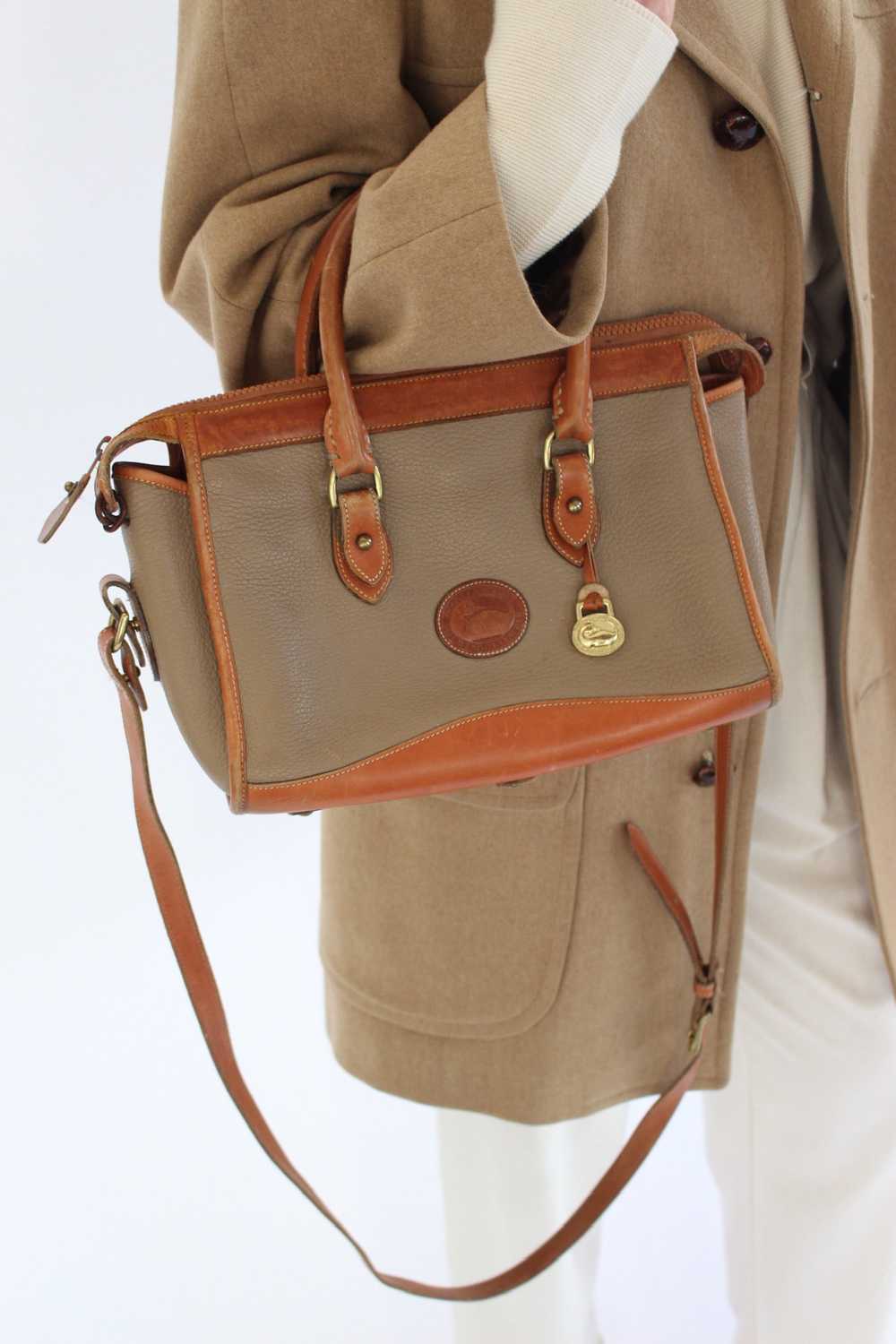 Vintage Dooney & Bourke Pebbled Leather Bag - image 1