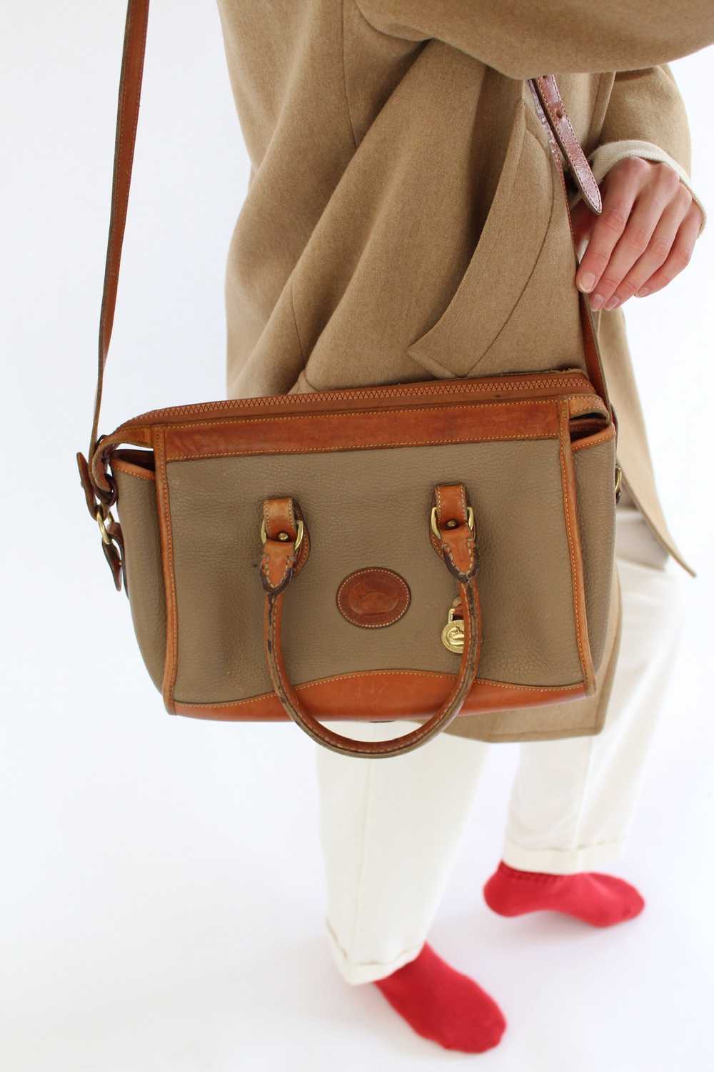 Vintage Dooney & Bourke Pebbled Leather Bag - image 2