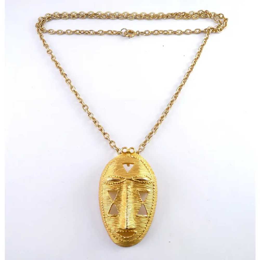 Vintage Smithsonian Institution Gold Rone African… - image 2