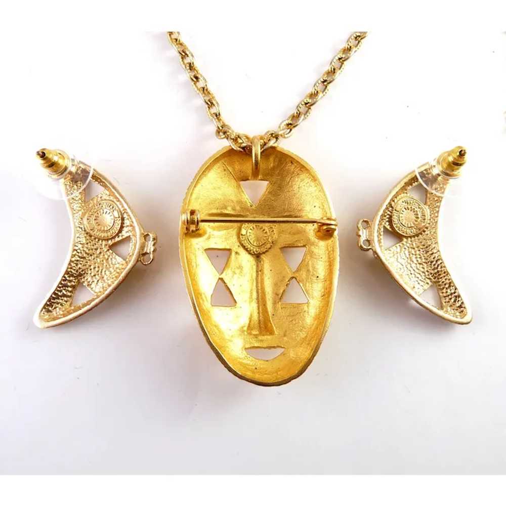 Vintage Smithsonian Institution Gold Rone African… - image 3