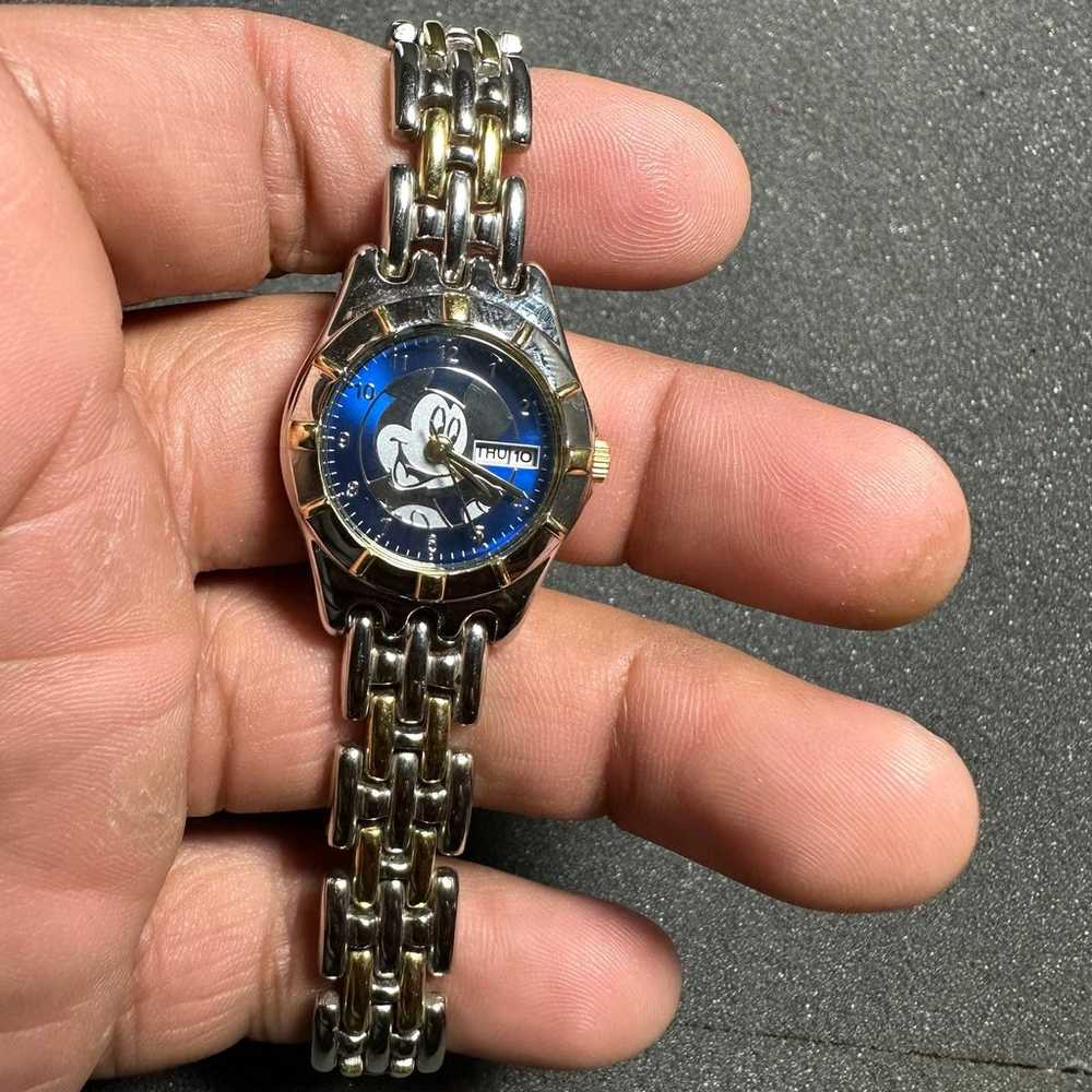 VINTAGE Seiko SII Disney Mickey Mouse Watch Quartz Working New Battery MUO159 sh
