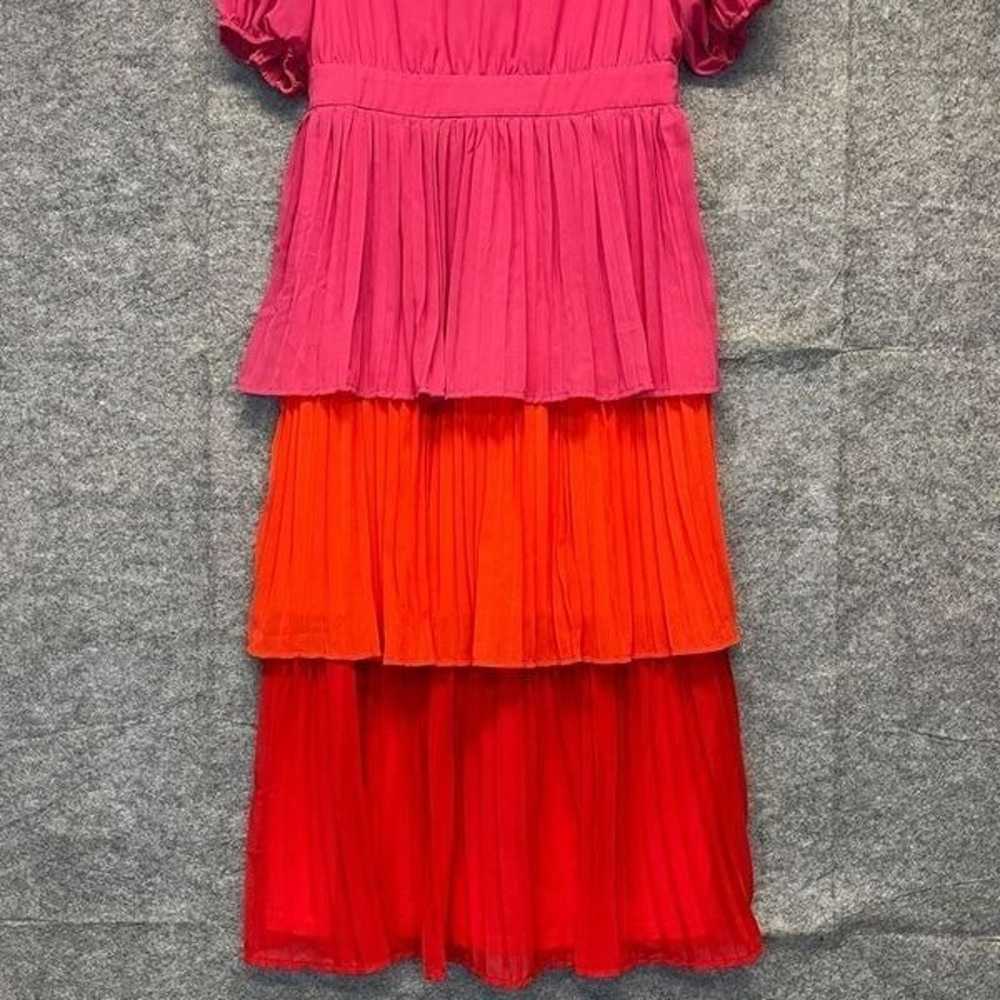 Flying Tomato Dress Women's Large Red Pink Colorb… - image 3