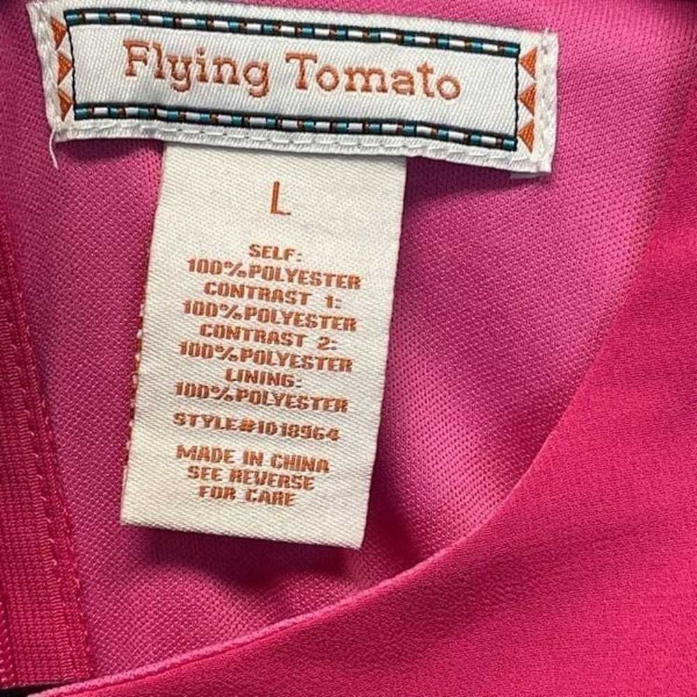 Flying Tomato Dress Women's Large Red Pink Colorb… - image 4