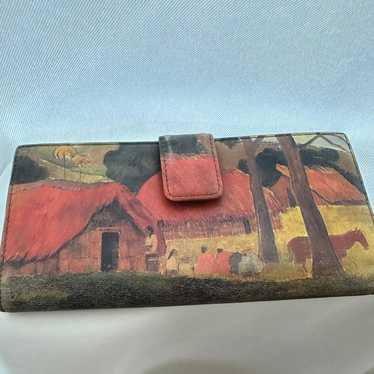 Icon Los Angeles Leather Wallet Vintage Old Shack… - image 1