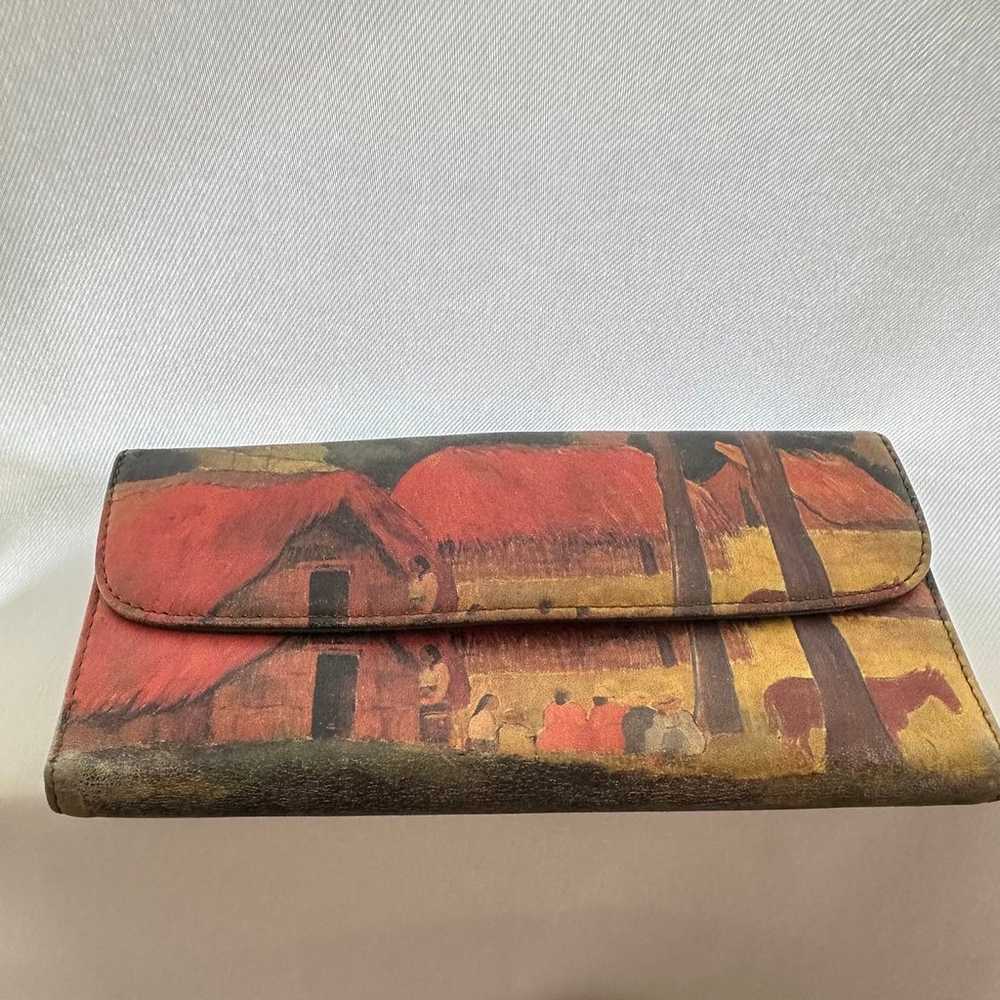 Icon Los Angeles Leather Wallet Vintage Old Shack… - image 2