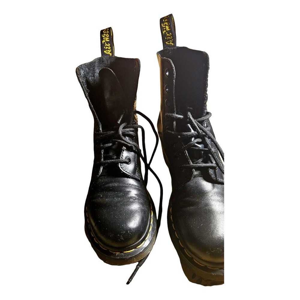 Dr. Martens 1490 (10 eye) leather lace up boots - image 1