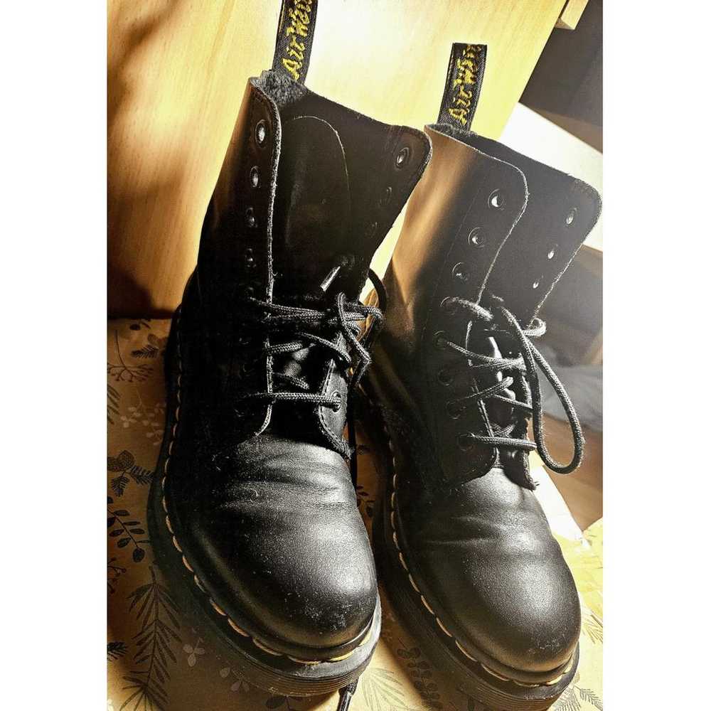 Dr. Martens 1490 (10 eye) leather lace up boots - image 3