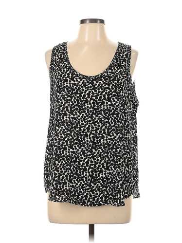 Banana Republic Women Black Sleeveless Blouse L