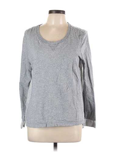 Gap Women Gray Long Sleeve Top L