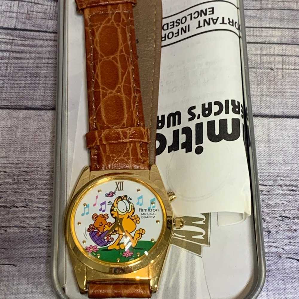 Vintage Garfield melody watch - image 4