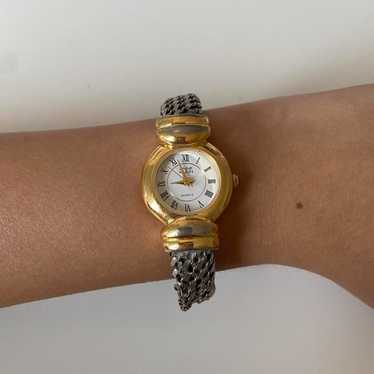 Anne Klein vintage two tone silver and gold watch