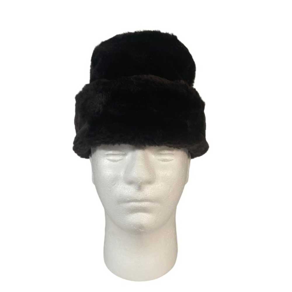 Vintage Faux Fur Trapper Hat Small Made in USA - image 1