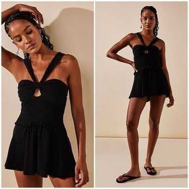 Free People Dolce Romper Black