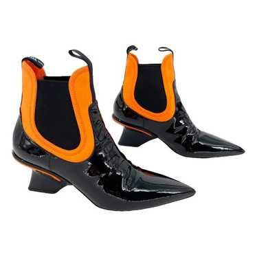 Prada Patent leather ankle boots