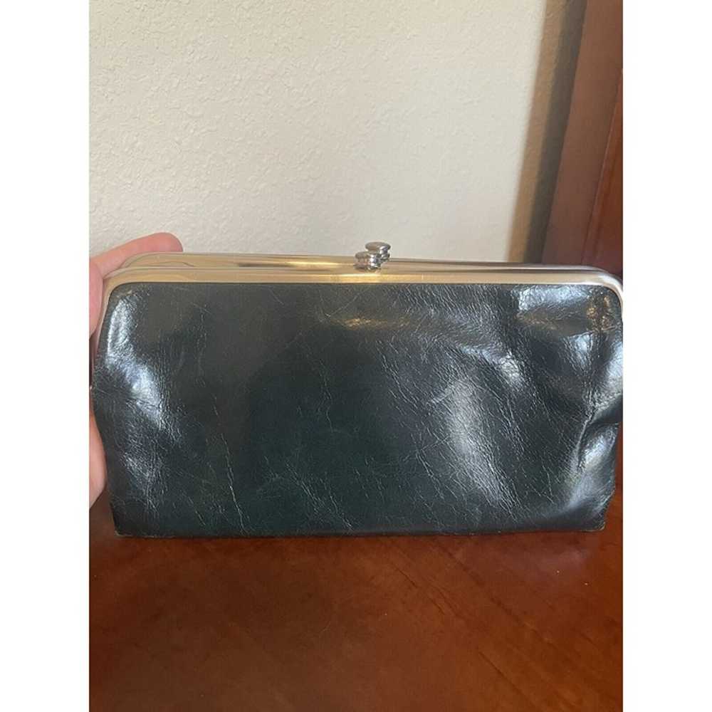 Hobo Leather Double Frame Clutch Wallet, Lauren, … - image 2