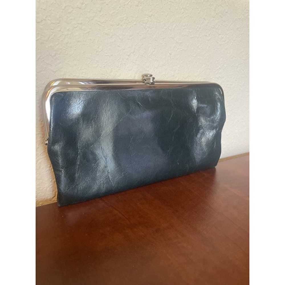 Hobo Leather Double Frame Clutch Wallet, Lauren, … - image 3